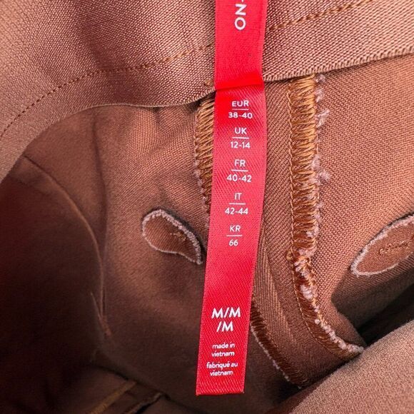 Spanx Womens On The Go Ankle Slim Straight Pants Bronze Glow Size Medium - Picture 13 of 15